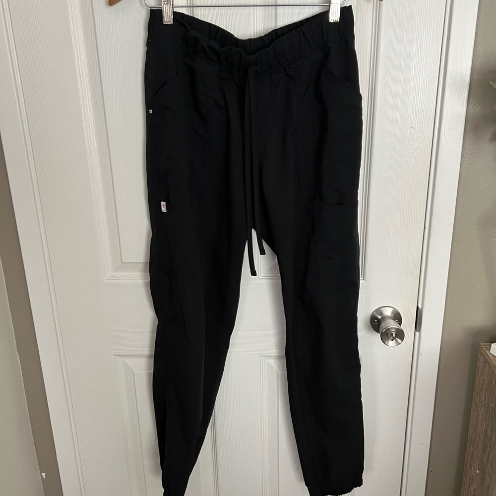 Black Jogger Scrub Pants